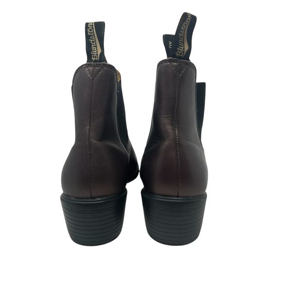 Blundstone Heeled Boots 1963 Chelsea Leather Copper Bronze Rose Gold Size US 10 - Picture 7 of 12